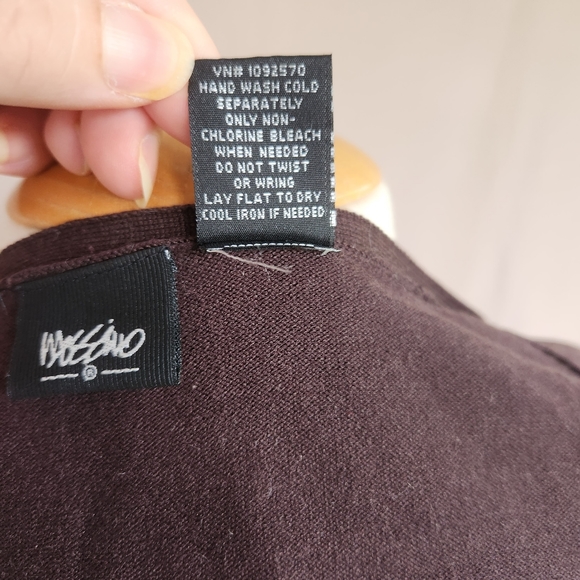 Brown V-Neck Cardigan - Picture 5 of 5